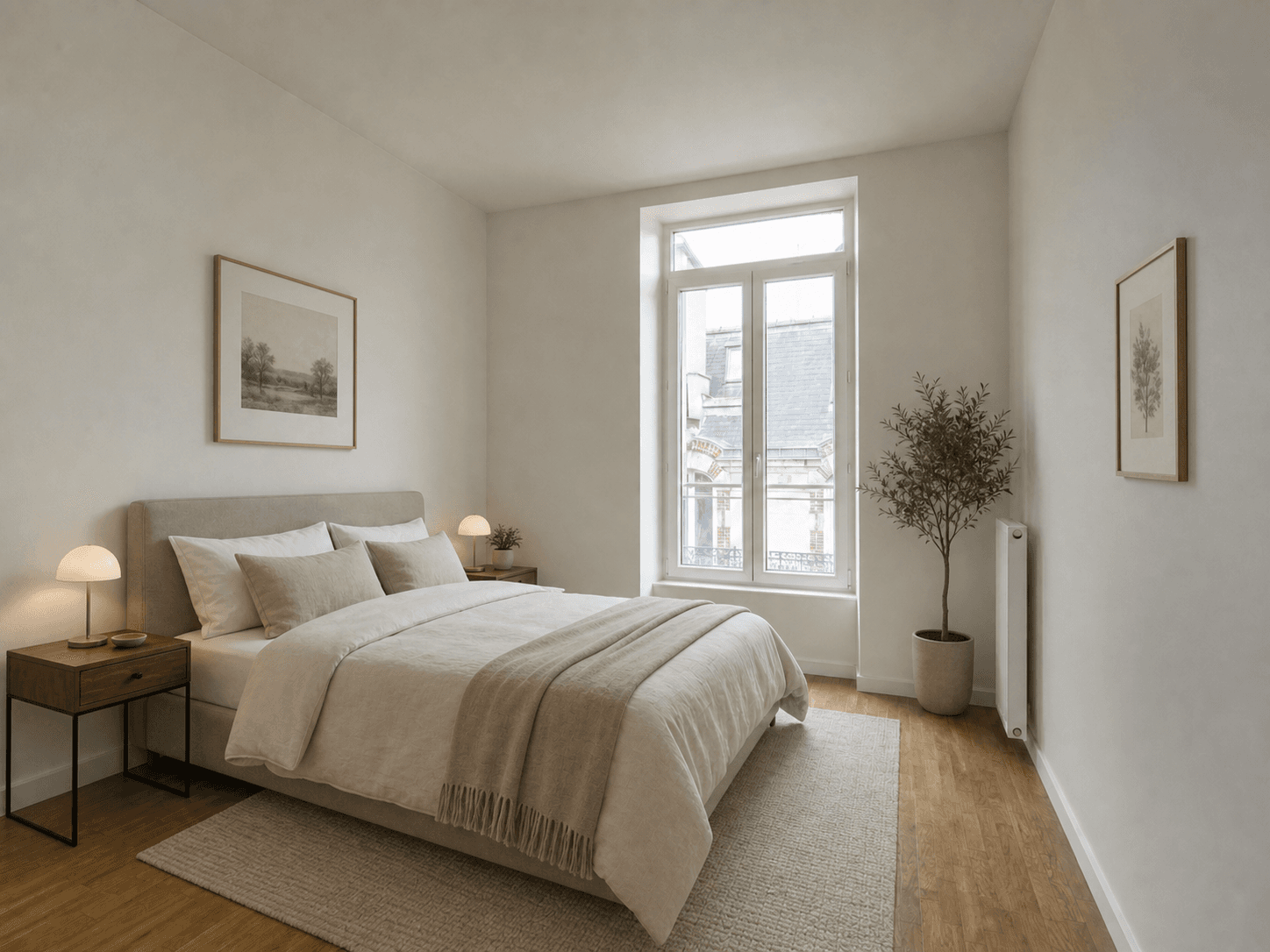Chambre après staging