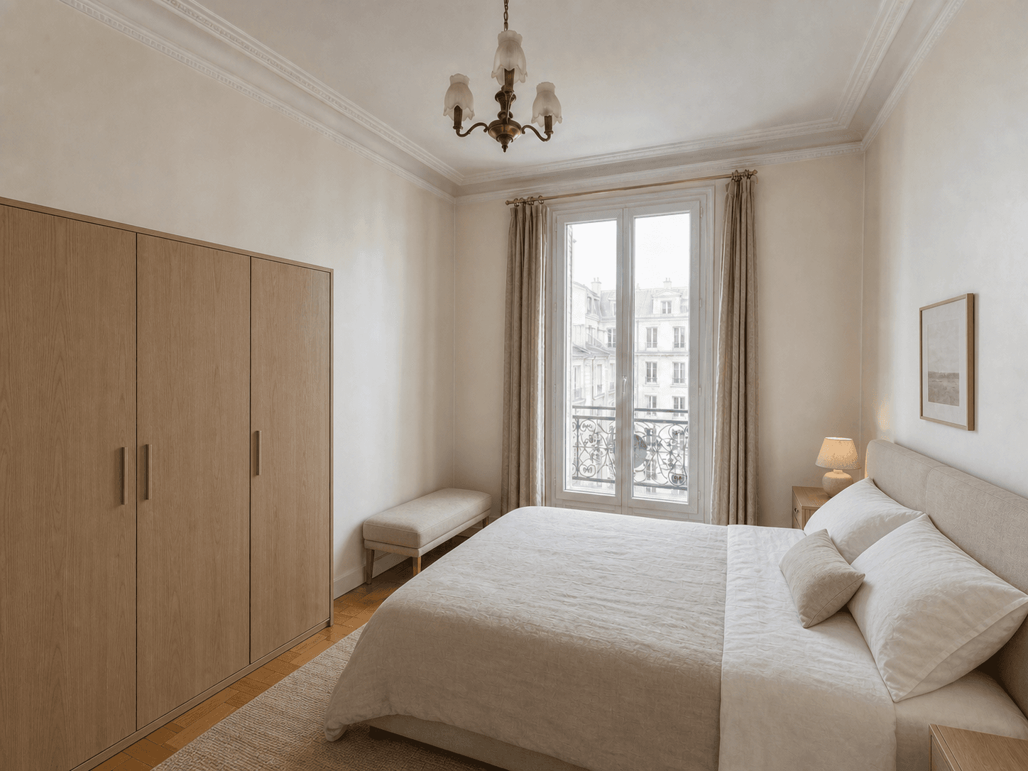 Chambre parentale après staging