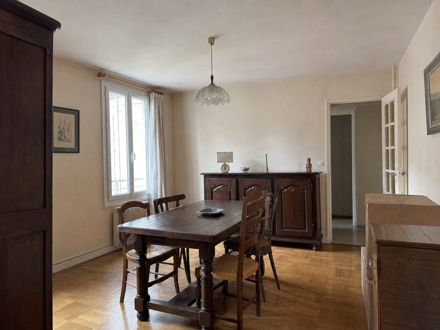 Salle à manger avant staging